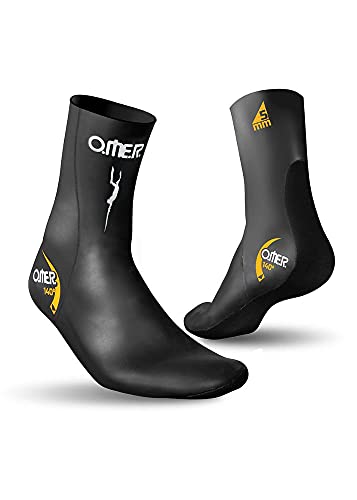 Omer Aquasphere Unisex-Adult Komfort Socken 3 Mm Wear, Schwarz, 6 von Omer