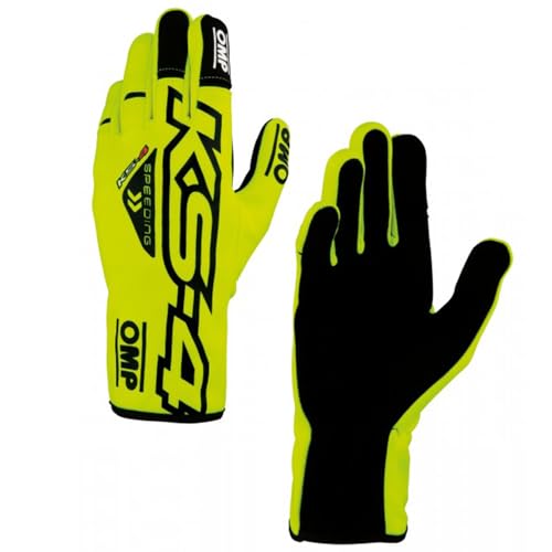 Ompracing Omp Kart KS-4 Handschuhe, Gelb/Schwarz, Größe XXS Ompracing Omp Kart KS-4 Handschuhe, Gelb/Schwarz, Größe XXS von Ompracing