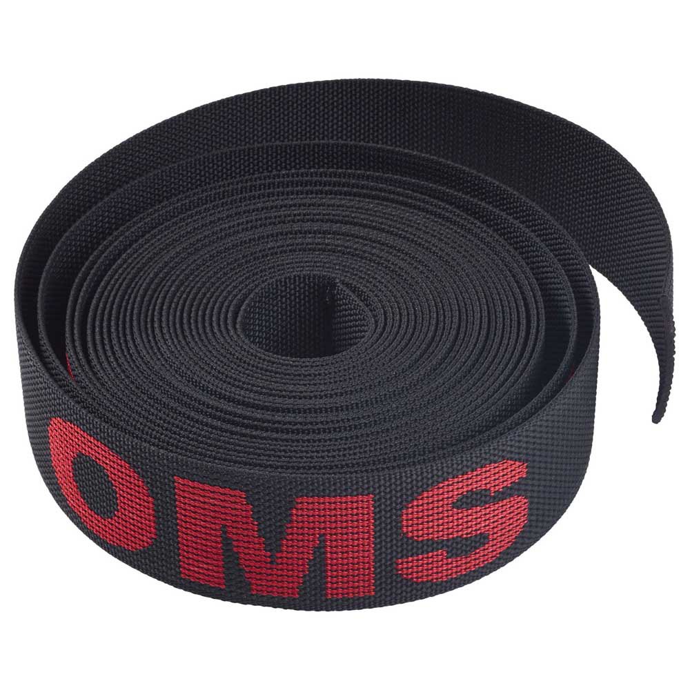 Oms Nylon Webbing 2´´ 7.6 M Tape Schwarz von Oms