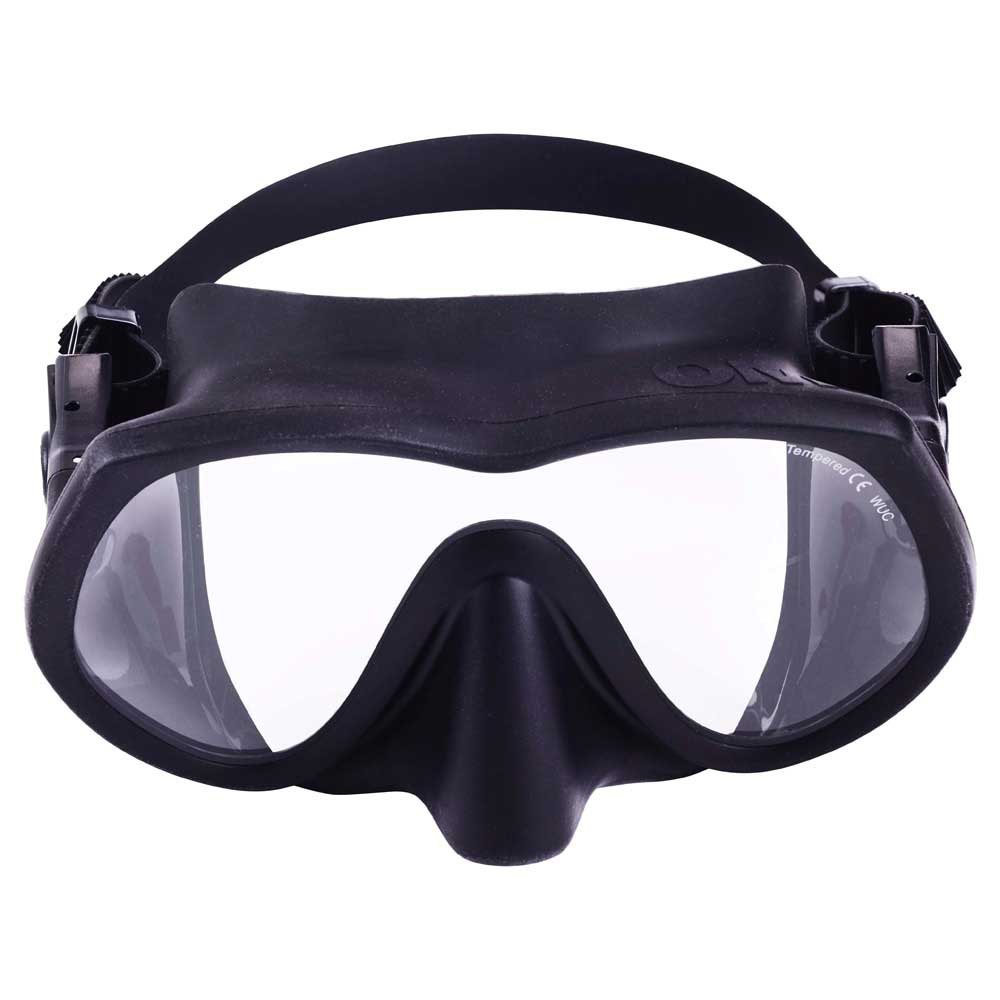 Oms Tatto Asian Ultra Clear Diving Mask Schwarz von Oms