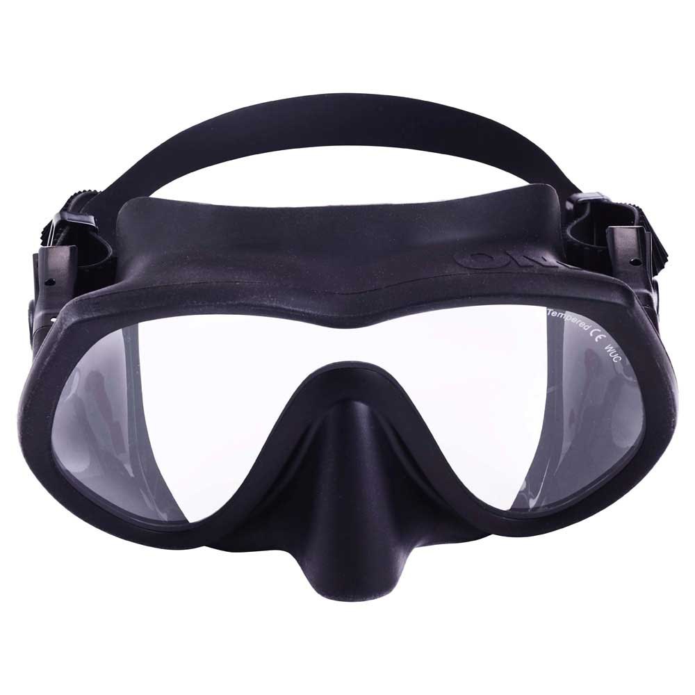 Oms Tatto Western Ultra Clear Diving Mask Schwarz von Oms