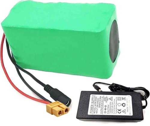 24V 25,2V 29,4V E-Bike Akku 8AH 10AH 12AH 15AH 20AH Lithiium High Power Batterie Hochleistungsakku Für 100 W Bis 500W Skateboard-Elektrofahrrad-Roller Wasserdichter Akku 25.2V 15AH,XT60 von OmurgA