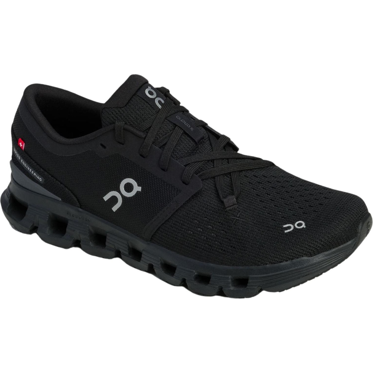 On Running, Damen, Laufschuhe, Cloud X4 (38.5), Schwarz von On Running