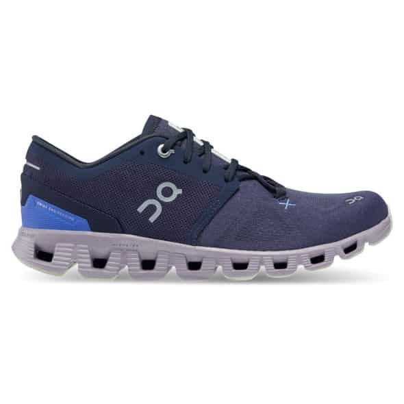 On Cloud X 3 Damen Laufschuhe (Dunkelblau 10 US, 42 EU) Laufschuhe von On