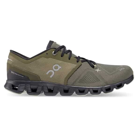 On Cloud X 3 Herren Laufschuhe (Oliv 10 US, 44 EU) Laufschuhe von On