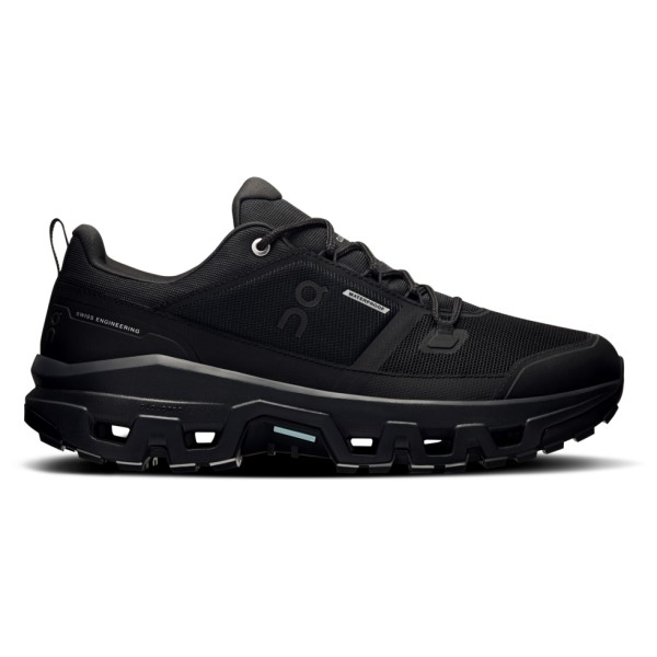 On - Cloudrock Low WP - Wanderschuhe Gr 45 schwarz von On