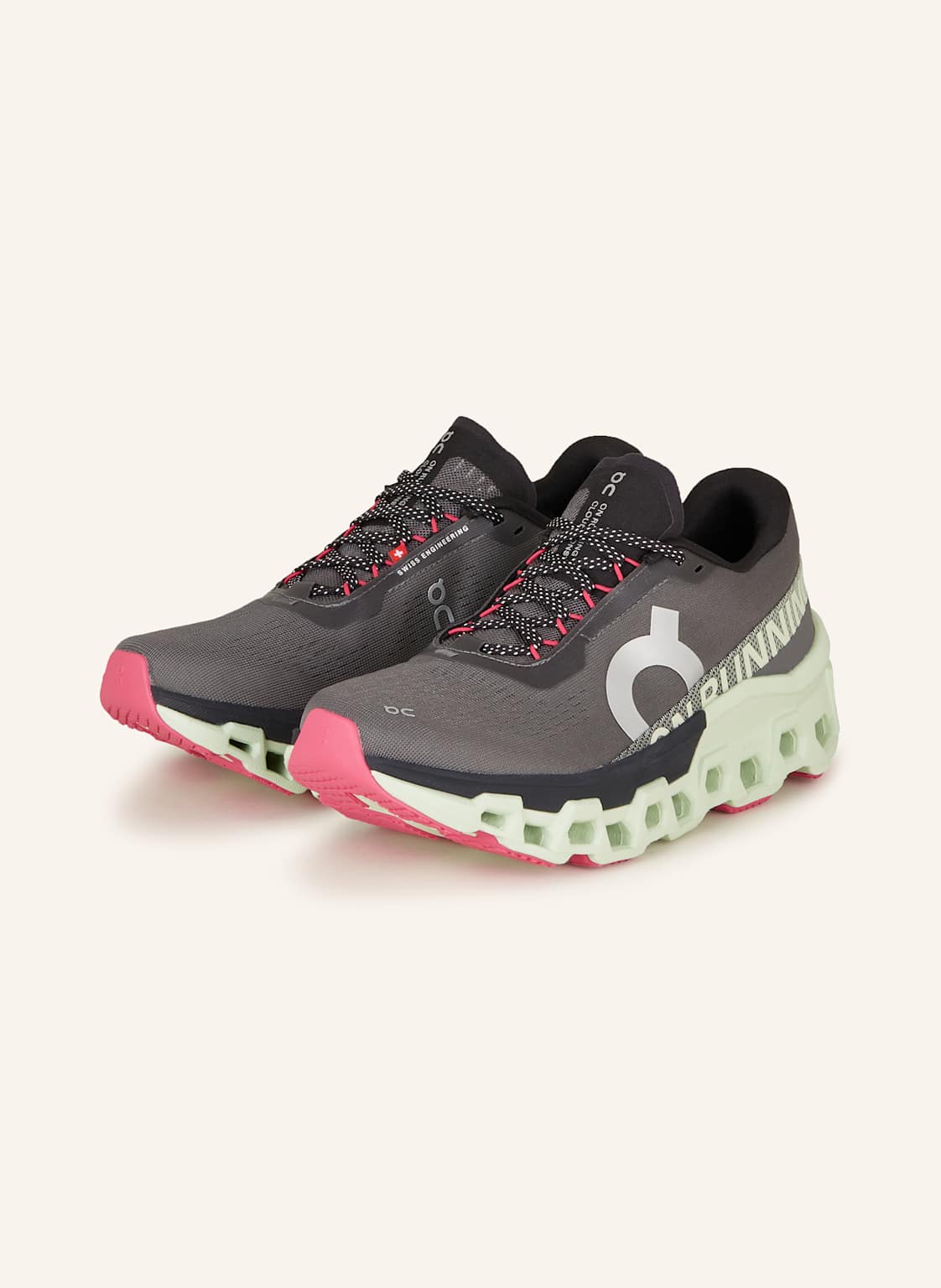 On Laufschuhe Cloudmonster 2 grau von On