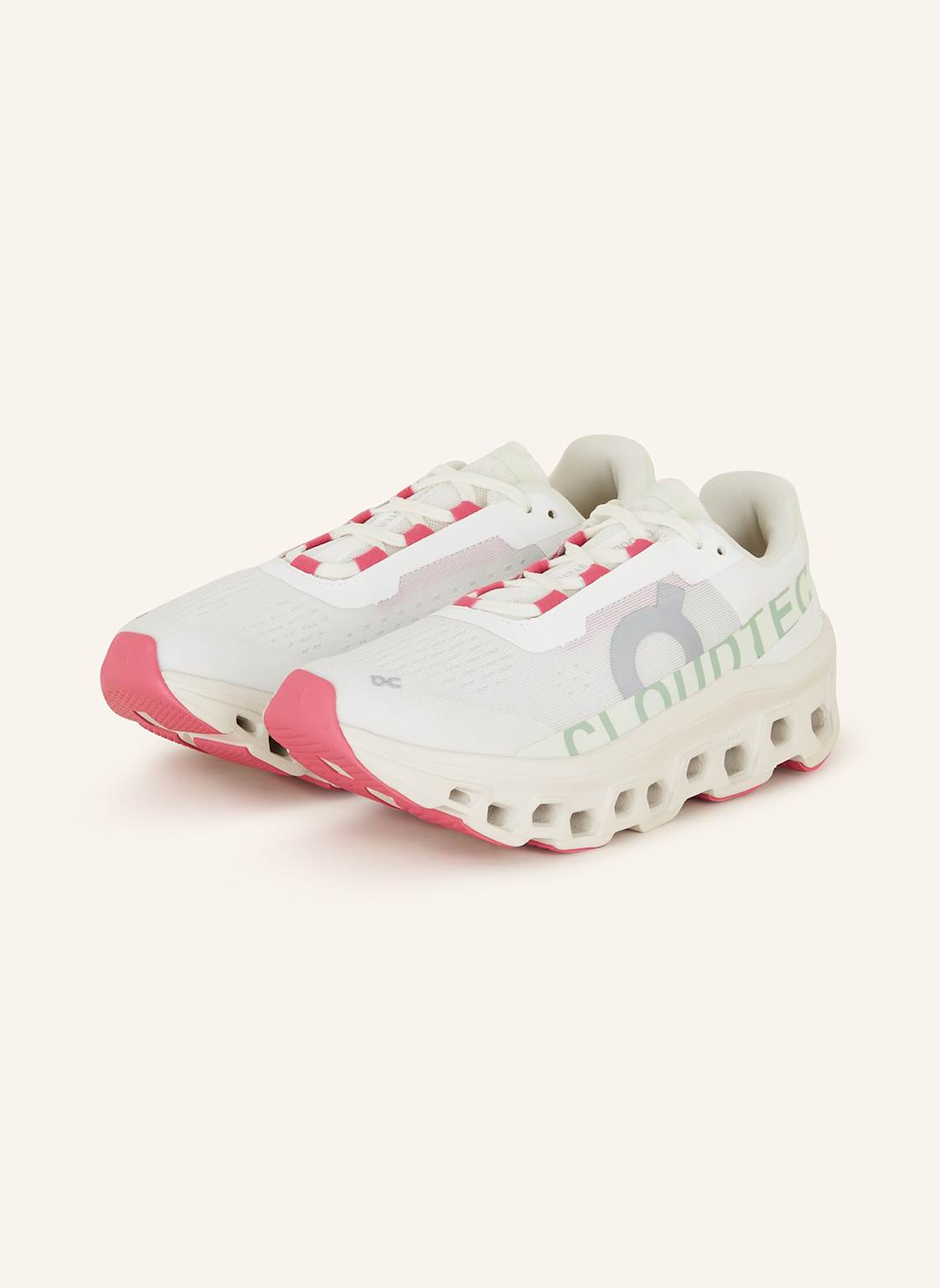 On Sneaker Cloudmonster weiss von On