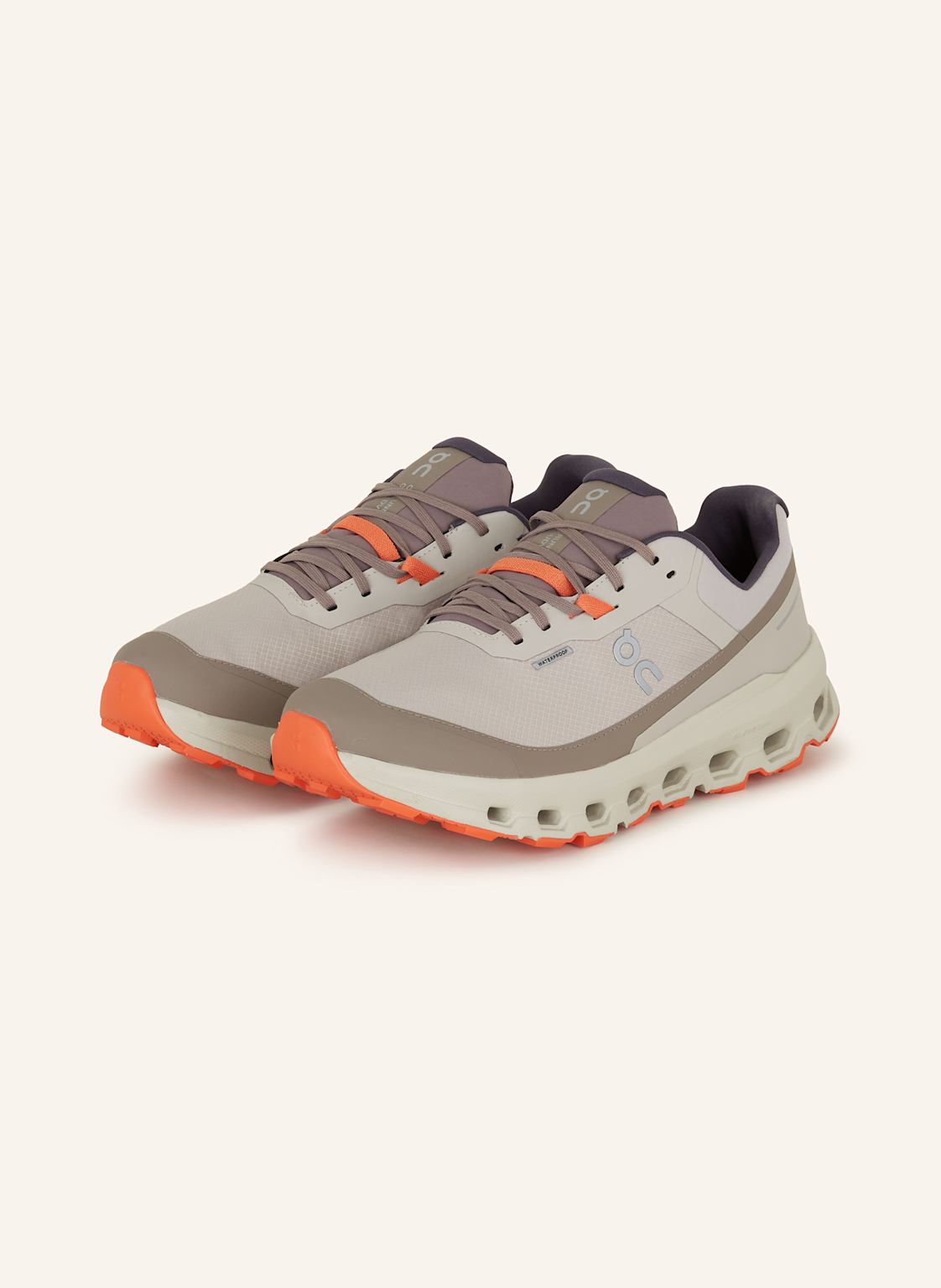 On Trailrunning-Schuhe Cloudvista 2 Waterproof beige von On