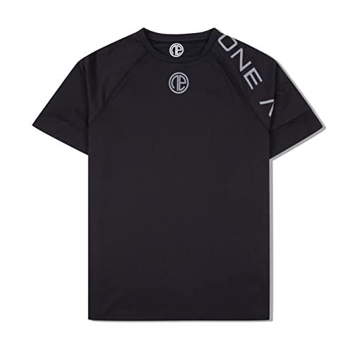 One Athletic Herren Mtech T-Shirt, Schwarz, M von One Athletic