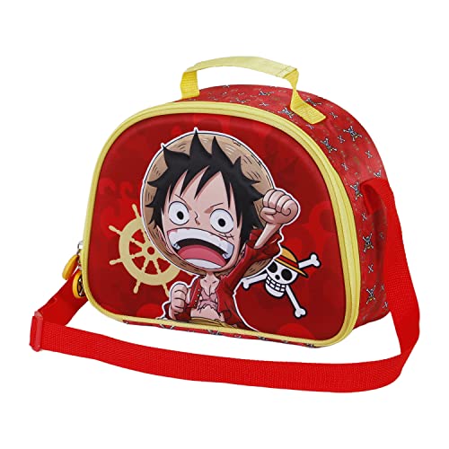 One Piece Luffy-3D Frühstückstasche, Rot von One Piece