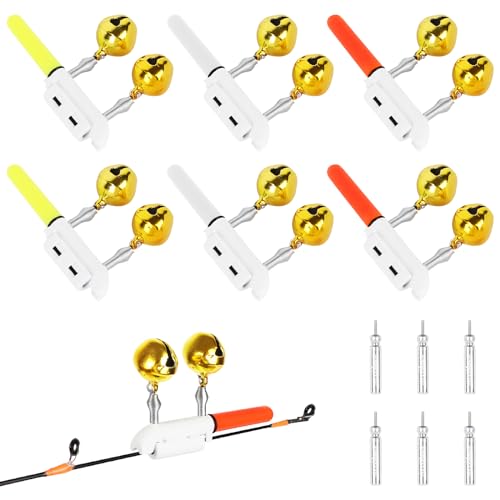 OneNine Bissanzeiger Angeln, 6 Stück Angeln Alarm Glocke, Led Knicklicht Angeln, Glow Sticks Fishing, Electronic Bite Alarm Fishing, Knicklicht Angelzubehör OneNine Bissanzeiger Angeln, 6 Stück Angeln Alarm Glocke, Led Knicklicht Angeln, Glow Sticks Fishing, Electronic Bite Alarm Fishing, Knicklicht Angelzubehör von OneNine