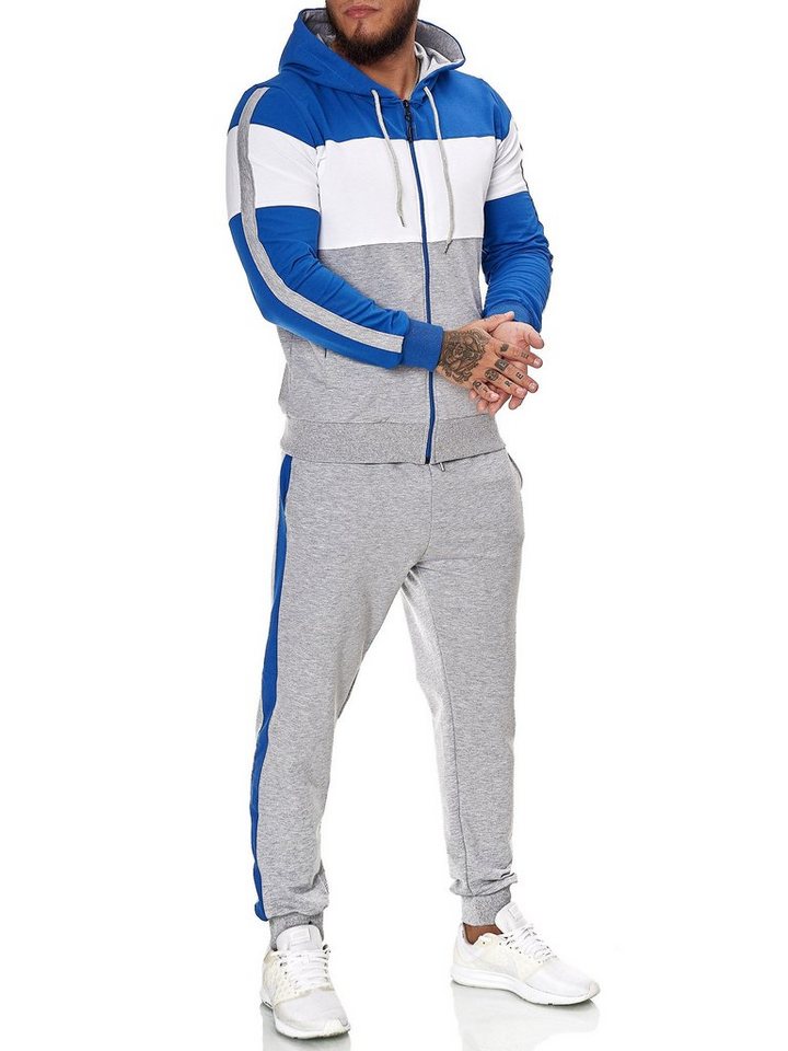 OneRedox Jogginganzug JG-1082 (Sportanzug Jogger Trainingsanzug), Fitness Freizeit Casual von OneRedox