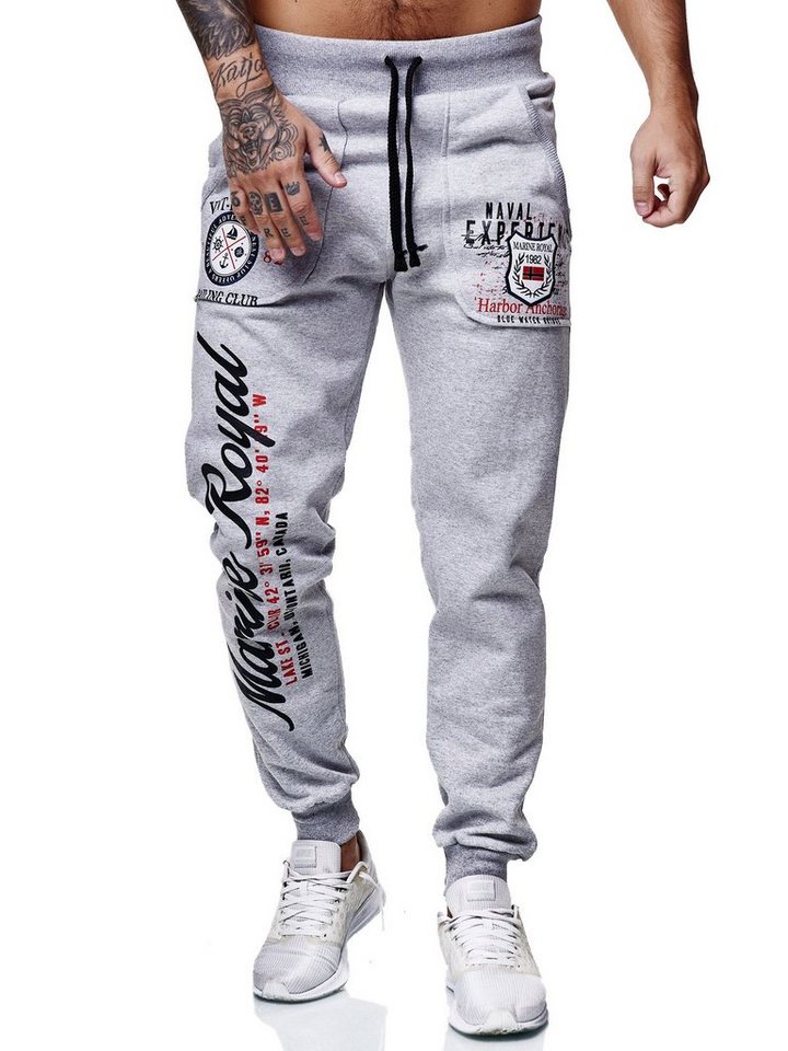 OneRedox Jogginghose JG-3628C (Sporthose Trainingshose Sweatpants, 1-tlg) Fitness Freizeit Casual von OneRedox