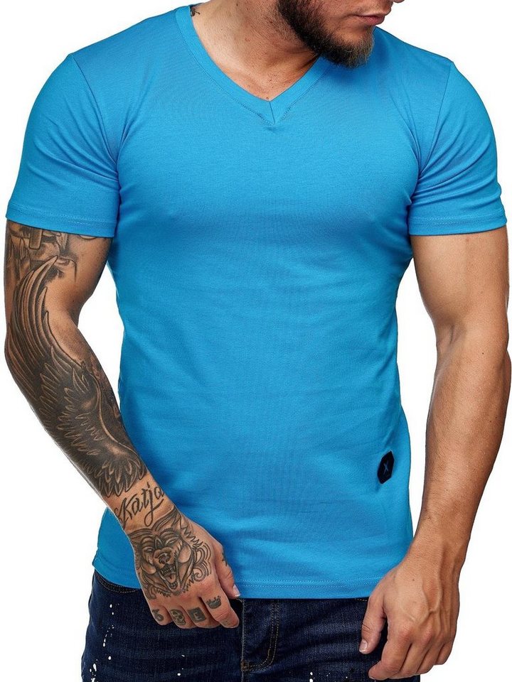 OneRedox T-Shirt 9031ST (Shirt Polo Kurzarmshirt Tee, 1-tlg) Fitness Freizeit Casual von OneRedox