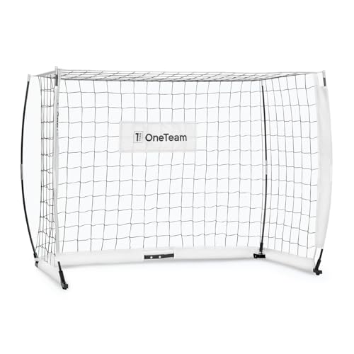 OneTeam Fußballtor FLEX SQUARE 180x120x70cm Farbe Weiß Fußballtor mit Stabiler und langlebiger Idelana Konstruktion für Spiel und Training Robust und Flexibel OneTeam Fußballtor FLEX SQUARE 180x120x70cm Farbe Weiß Fußballtor mit Stabiler und langlebiger Idelana Konstruktion für Spiel und Training Robust und Flexibel von OneTeam