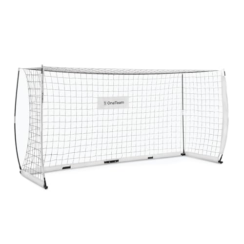 OneTeam Fussballtor FLEX SQUARE 300x155x100 cm Farbe Weiß Fußballtor mit Stabiler und langlebiger Idelana Konstruktion für Spiel und Training Robust Elastisch OneTeam Fussballtor FLEX SQUARE 300x155x100 cm Farbe Weiß Fußballtor mit Stabiler und langlebiger Idelana Konstruktion für Spiel und Training Robust Elastisch von OneTeam