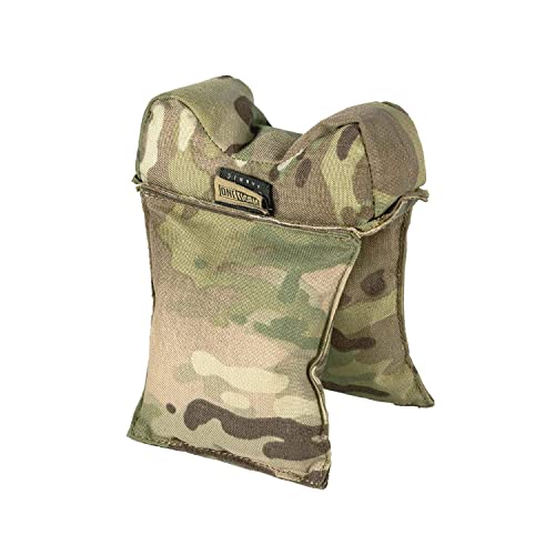 OneTigris Befüllte Schiessauflage Waffenauflage für Jagd Schiessstand (Camo) |MEHRWEG Verpackung von OneTigris