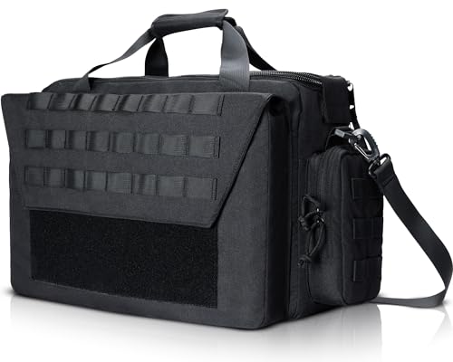 OneTigris Taktisch Waffentasche, Range Bag Pistolentasche Einsatztasche Gewehrtasche für Jagd Schießstand Angeln Wandern Outdoor von OneTigris