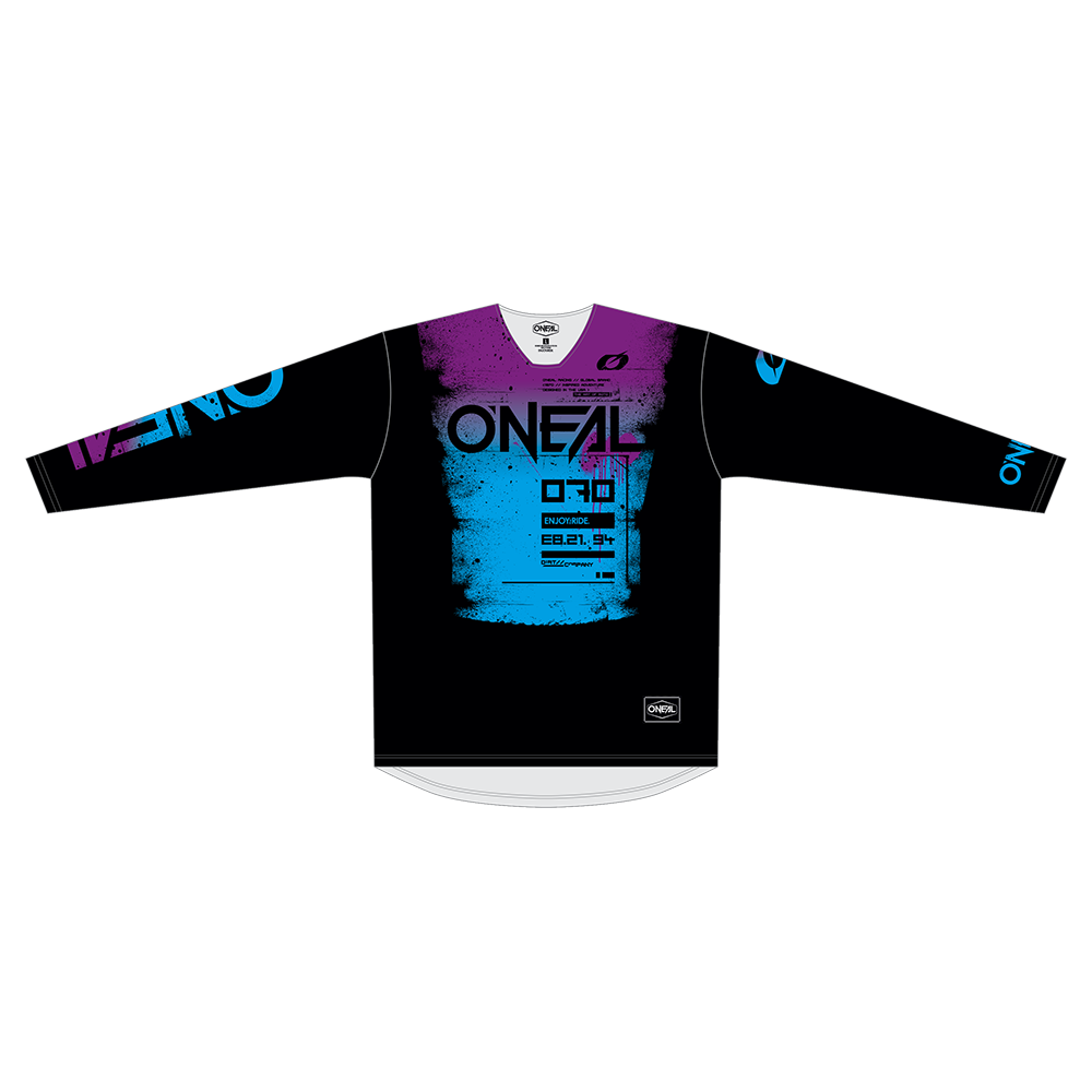 Oneal Mayhem Jersey Scarz Black/Blue L von Oneal