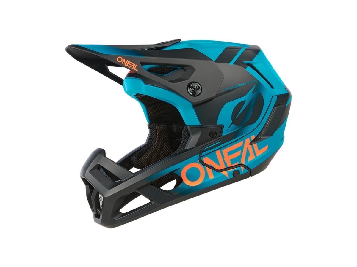 Oneal SL1 Helm STRIKE schwarz/blaugrün von Oneal