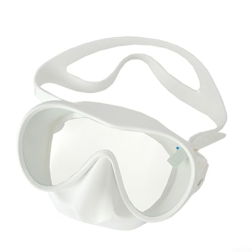 Anti-Beschlag-Silikon-Unterwasser-Scuba-Maske, auslaufsicheres Design, einfach zu justieren, Anti-Beschlag-Silikon, Anti-Beschlag-Schnorcheln, Unterwasserrettung, Tauchen, Weiß von Oniissy
