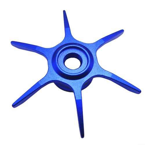 Oniissy Modifiziert für ABU Max Serie B3B4P3P4P5 Wassertropfenrad Sechs-Sterne-Bremse (rechte Hand, blau) von Oniissy