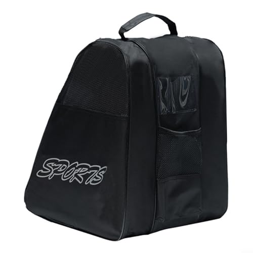 Oniissy Skating-Tasche, Unisex, Schlittschuh-Tasche, atmungsaktives Oxford-Gewebe, Aufbewahrungstasche für Kinder, Herren, Damen, Erwachsene, Schwarz, ca. 41 x 25 x 39 cm Oniissy Skating-Tasche, Unisex, Schlittschuh-Tasche, atmungsaktives Oxford-Gewebe, Aufbewahrungstasche für Kinder, Herren, Damen, Erwachsene, Schwarz, ca. 41 x 25 x 39 cm von Oniissy