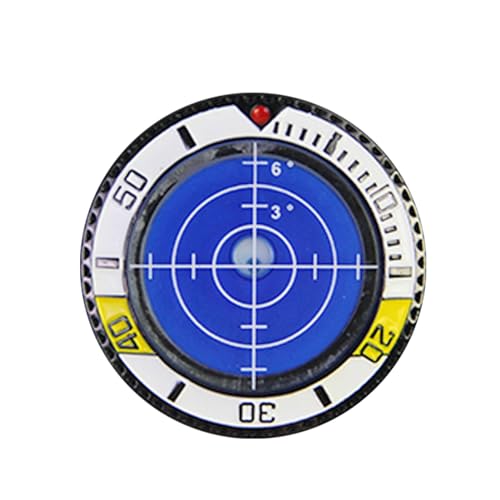 Onkujlpst Golf Green sl-ope Reader – Golf-Wasserwaage, hochpräzises Golf-Putting-Green-Lesegerät, Golfball-Marker, Golfball-Marker, Wasserwaage, Golf-Putting-Hilfe für drinnen und draußen von Onkujlpst