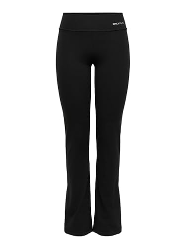 ONLY PLAY Damen Laufhose Fold Jazz Pants Regular Fit, Schwarz, 38/M, 15062199 von Only Play