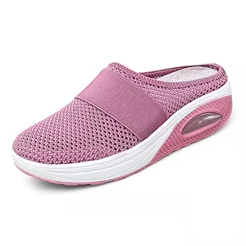 Onsoyours Clogs Weiche Hausschuhe Damen Pantoletten Mesh Sabot Mit Orthopädisch Luftkissen Atmungsaktiv Plateau Freizeit Sandalen Slipper A Rosa 37 EU Onsoyours Clogs Weiche Hausschuhe Damen Pantoletten Mesh Sabot Mit Orthopädisch Luftkissen Atmungsaktiv Plateau Freizeit Sandalen Slipper A Rosa 37 EU von Onsoyours