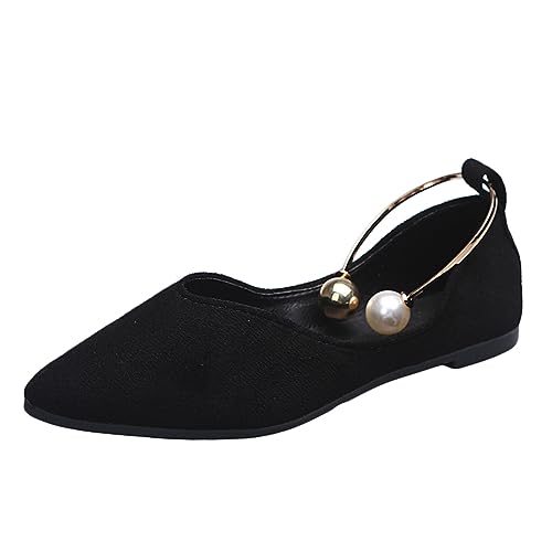 Onsoyours Damen Flache Schuhe Geschlossene Ballerinas Lässige Halbschuhe Wildleder Slip on Freizeitschuhe Mokassins Elegant Flacher Mund Bootsschuhe Slippers B Schwarz 38 EU Onsoyours Damen Flache Schuhe Geschlossene Ballerinas Lässige Halbschuhe Wildleder Slip on Freizeitschuhe Mokassins Elegant Flacher Mund Bootsschuhe Slippers B Schwarz 38 EU von Onsoyours