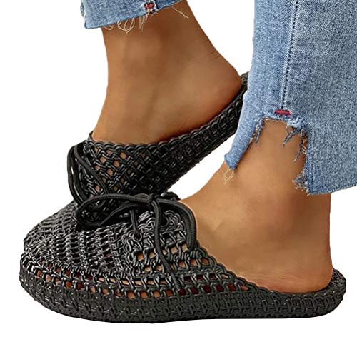 Onsoyours Damen Hausschuhe Atmungsaktiv Mesh Hausschuhe Sommer Hohl Latschen Badeschuhe Strand Slippers Flach Sohle Pantoffeln A Schwarz 40 EU Onsoyours Damen Hausschuhe Atmungsaktiv Mesh Hausschuhe Sommer Hohl Latschen Badeschuhe Strand Slippers Flach Sohle Pantoffeln A Schwarz 40 EU von Onsoyours