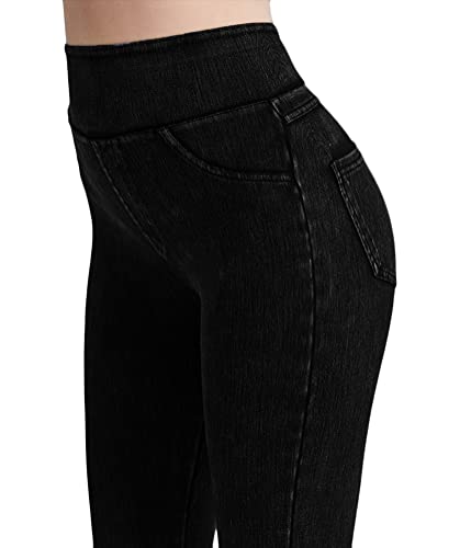Onsoyours Damen Leggings Jeans-Look High Waist Jeggings Stretch Jeans Hose Blickdicht Einfarbig Yogahose Kompressions Fitnesshose für Gym Laufen Fitness G Schwarz M Onsoyours Damen Leggings Jeans-Look High Waist Jeggings Stretch Jeans Hose Blickdicht Einfarbig Yogahose Kompressions Fitnesshose für Gym Laufen Fitness G Schwarz M von Onsoyours