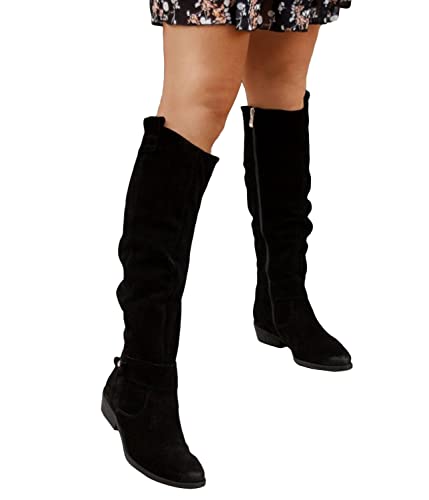 Onsoyours Damen Mode Overknee Stiefel mit Blockabsatz Comfort Seite Zipper Glatt Ankle Boots Herbst Winter Stiefel Schneestiefel D Schwarz 36 EU Onsoyours Damen Mode Overknee Stiefel mit Blockabsatz Comfort Seite Zipper Glatt Ankle Boots Herbst Winter Stiefel Schneestiefel D Schwarz 36 EU von Onsoyours