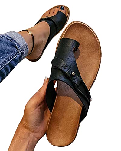 Onsoyours Damen Sandalen Retro Sommer Hausschuhe Aushöhlen Flacher Ferse Flip Flop Zehentrenner Beach Sandalen Mode Plattform Open Toe Schuhe Strandsandalen Schwarz 43 EU Onsoyours Damen Sandalen Retro Sommer Hausschuhe Aushöhlen Flacher Ferse Flip Flop Zehentrenner Beach Sandalen Mode Plattform Open Toe Schuhe Strandsandalen Schwarz 43 EU von Onsoyours