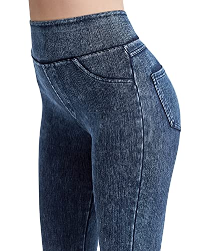 Onsoyours Leggings Damen Skinny Jeans High Waist Jogginghose Denim Stretch Hose mit Taschen Pants Fitnesshose Yogahose Streetwear G Blau M Onsoyours Leggings Damen Skinny Jeans High Waist Jogginghose Denim Stretch Hose mit Taschen Pants Fitnesshose Yogahose Streetwear G Blau M von Onsoyours