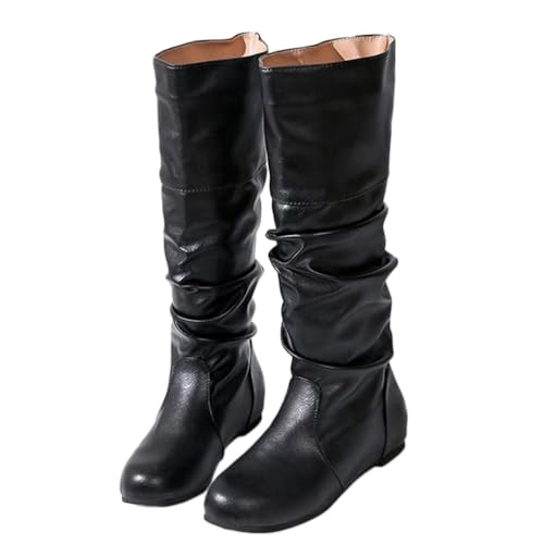 Onsoyours Stiefel Frauen Langer Knöchel Slip On Schuhe Langschaftstiefel Kniehoch Klassisch Stiefeletten mit Niedrigem Absatz Frauen Freizeitschuhe Winter Herbst Schwarz 39 EU Onsoyours Stiefel Frauen Langer Knöchel Slip On Schuhe Langschaftstiefel Kniehoch Klassisch Stiefeletten mit Niedrigem Absatz Frauen Freizeitschuhe Winter Herbst Schwarz 39 EU von Onsoyours