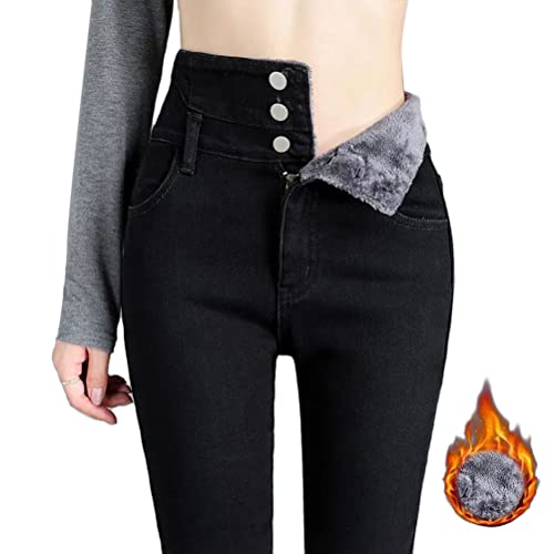 Onsoyours Thermo Jeans Damen Fleece Gefütterte Thermojeans Skinny Jeans High Waist Leggings Denim Hose Winter Warm Dicke Strumpfhose Pants Streetwear A Schwarz XS Onsoyours Thermo Jeans Damen Fleece Gefütterte Thermojeans Skinny Jeans High Waist Leggings Denim Hose Winter Warm Dicke Strumpfhose Pants Streetwear A Schwarz XS von Onsoyours