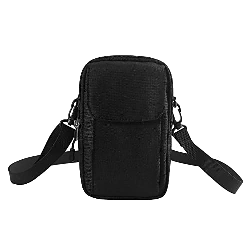 Bauchtasche Gürteltasche Hüfttaschen Handytasche Gürteltasche Herren Handytasche Zum Umhängen Umhängetasche Klein Outdoor Bauchtasche Geldbörse Wandern Taille Tasche(Schwarz) von Onunaf