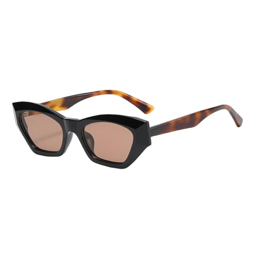 OonMan Cat-Eye-Sonnenbrille, Retro, Katzenaugen-Sonnenbrille, kleiner Rahmen, polarisierte Sonnenblende, 02 von OonMan