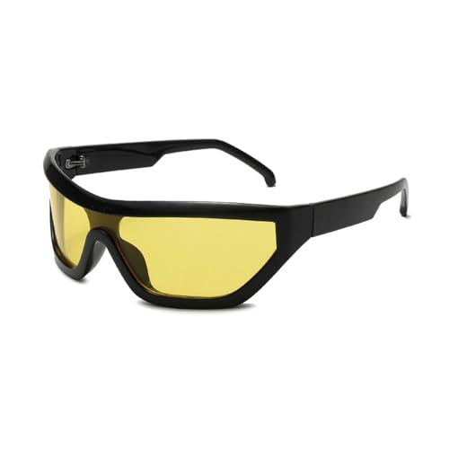 OonMan Cat Eye Sonnenbrille Future Technology Street Shooting einteilige Linse Sonnenbrille für Damen und Herren - 04 von OonMan