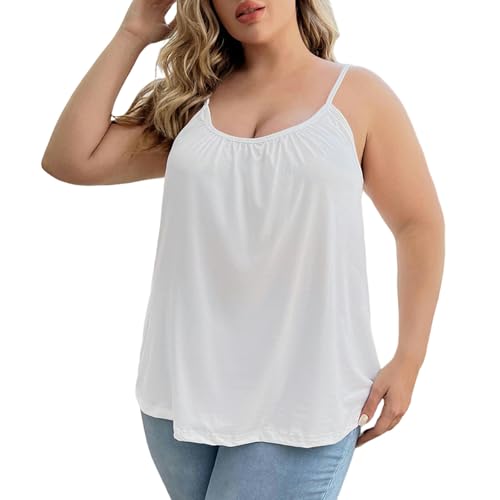 OonMan Damen-Sommer-Top, große Größe, schlichtes Camisole für Damen von OonMan