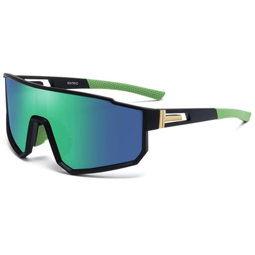 OonMan Fahrrad-Sonnenbrille, Sport-Sonnenbrille, bunt, einteilig, Radsport-Sonnenbrille, 03-A von OonMan