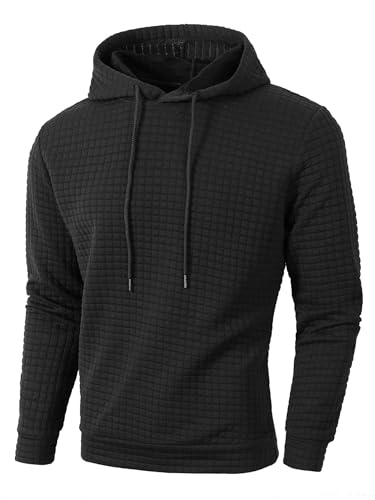 OonMan Herren-Kapuzenpullover für Herbst und Winter, große Größe, Herren-Sweatshirt, quadratische Jacke von OonMan