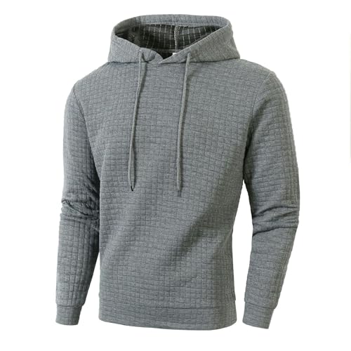 OonMan Herren-Kapuzenpullover für Herbst und Winter, große Größe, Herren-Sweatshirt, quadratische Jacke von OonMan