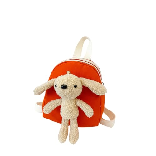 OonMan Kinder-Rucksack, Kindergartentasche, Cartoon, niedlicher Rucksack, Rot, 17 x 20 x 8 cm von OonMan