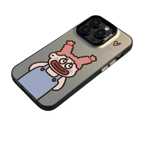 OonMan hässliche handyhülle Anime Schrullige Paar Handyhülle Für iPhone Silikon Hülle-Liebe Doppel Pferdeschwanz Mädchen-Iphone14Promax von OonMan