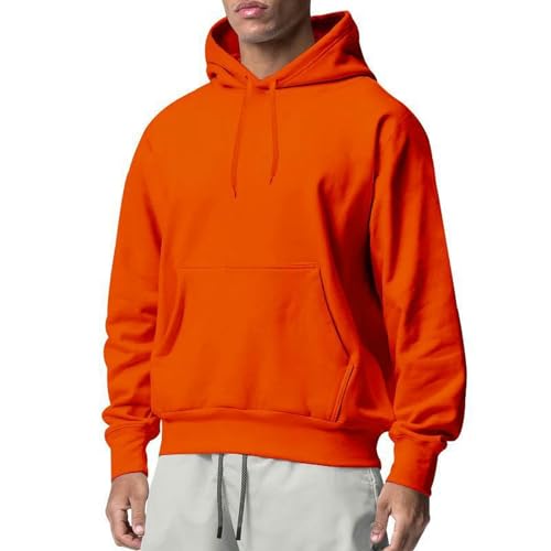 OonMan superdry Herren Sport Solid Color Fleece Sweatshirt Hoodie von OonMan