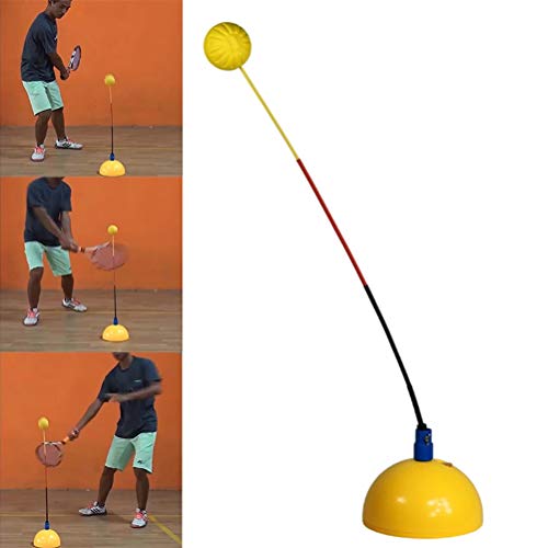 Ooscy Tennistrainer-Set, tragbares, leichtes Selbststudium-Werkzeug für Solo-Training, inklusive Baseboard für Erwachsene, Kinder, Anfänger, Unisex-Kinder, Einheitsgröße Ooscy Tennistrainer-Set, tragbares, leichtes Selbststudium-Werkzeug für Solo-Training, inklusive Baseboard für Erwachsene, Kinder, Anfänger, Unisex-Kinder, Einheitsgröße von Ooscy